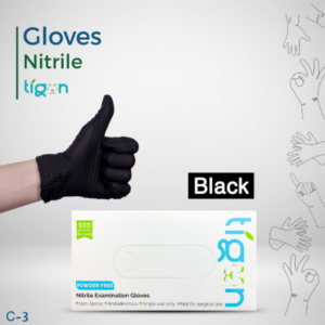 Tigon nitrile gloves - black