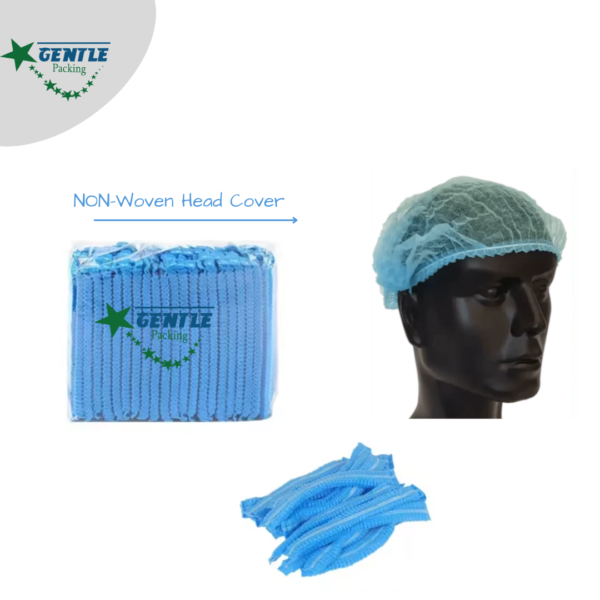 Gentle Non-Woven Head Cover -blue